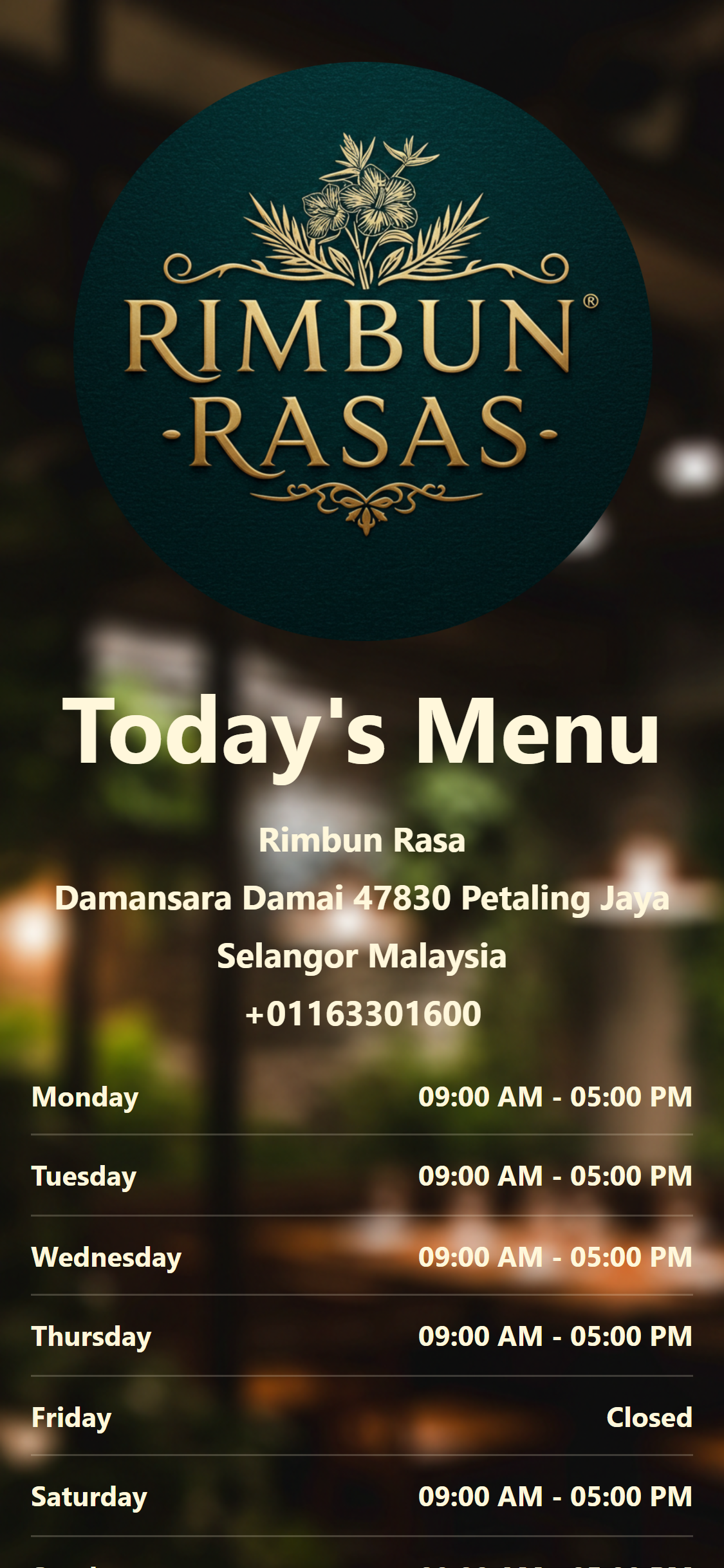 Restaurant Menu Template 3 Image Preview
